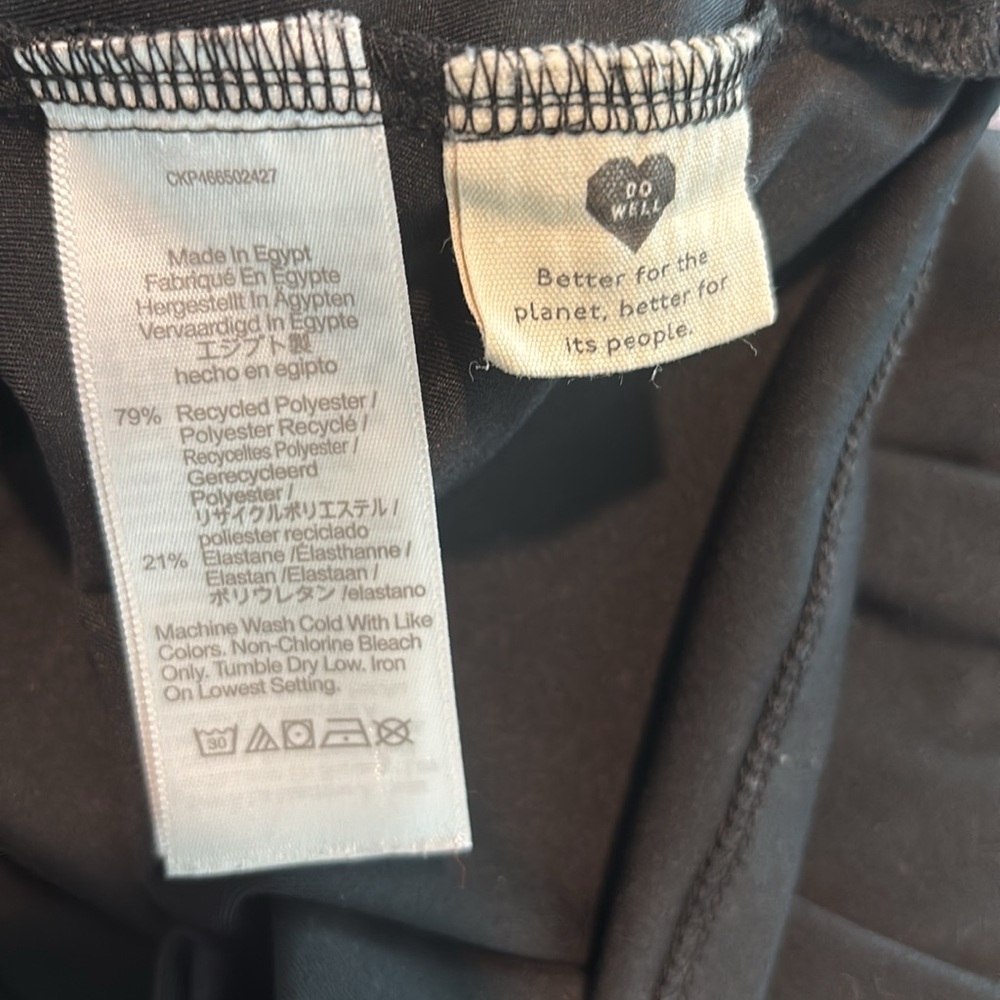 Madewell MWL Size M Black Mini Casual Athletic Dress - Picture 8 of 11